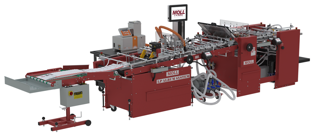 Moll LP Record Album Folding Machine