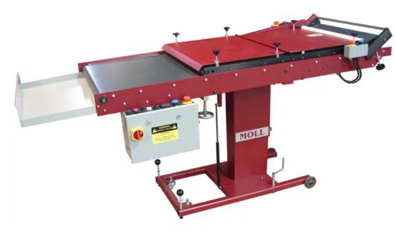 Pressing stacker
